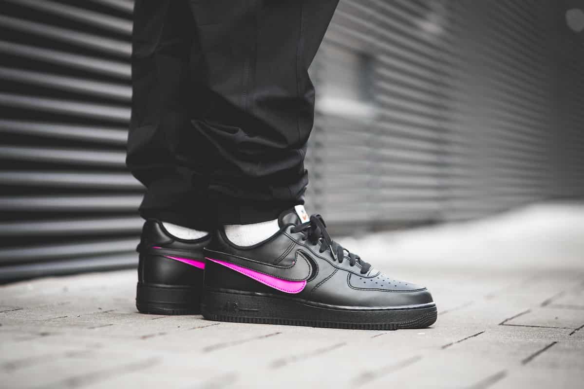 Nike Air Force 1 Swoosh Pack Triple Black